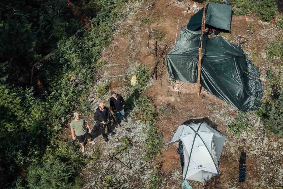 Bushcraft Drone Fullufjallet Portrait Sweden