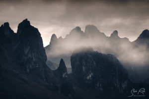 Cajas National Park Clouds above Rocks