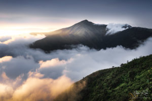 Clouds at sunset Road to Chimborazo