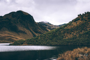 Ecuador Laguna Parcachocha Lake