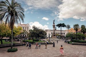 Ecuador Main Plaza People