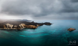 Aerial Coast Ecuador Los Freiles Machallilla