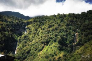 Waterfalls on the E20 road