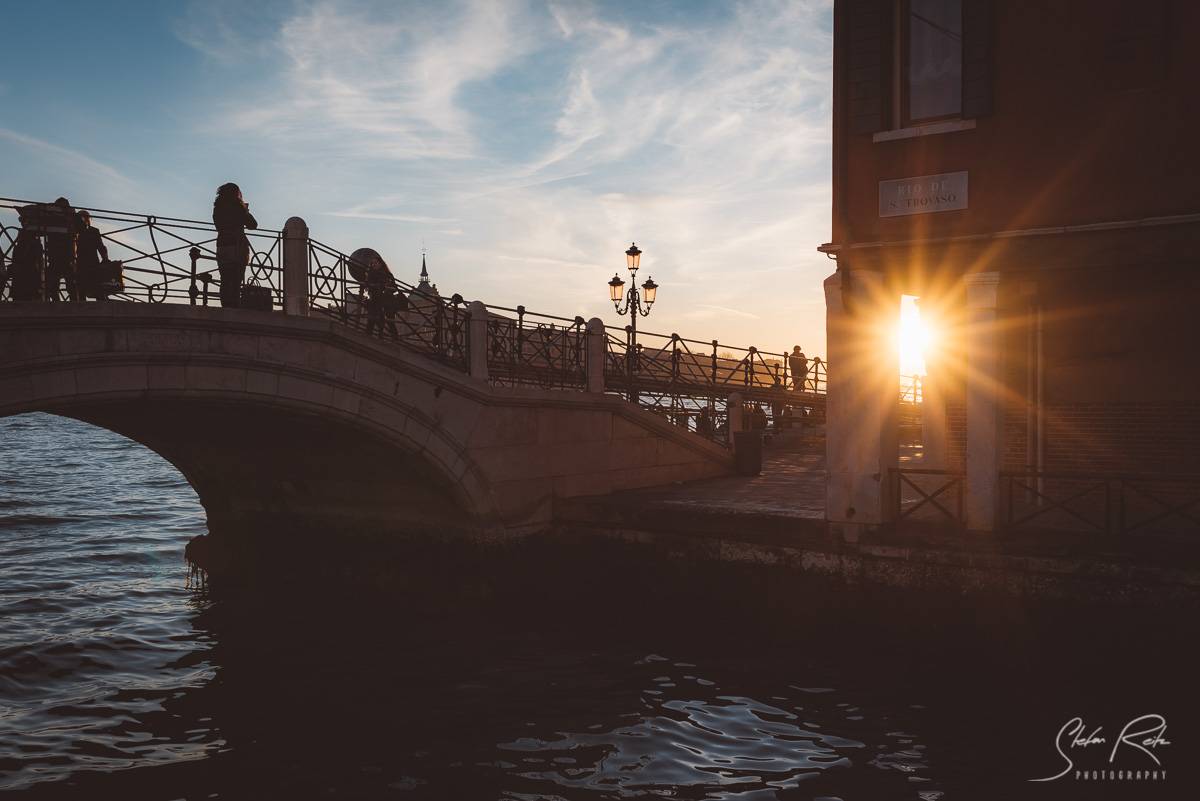 Backlight Bridge Brucke Gegenlicht Venedig Venezia