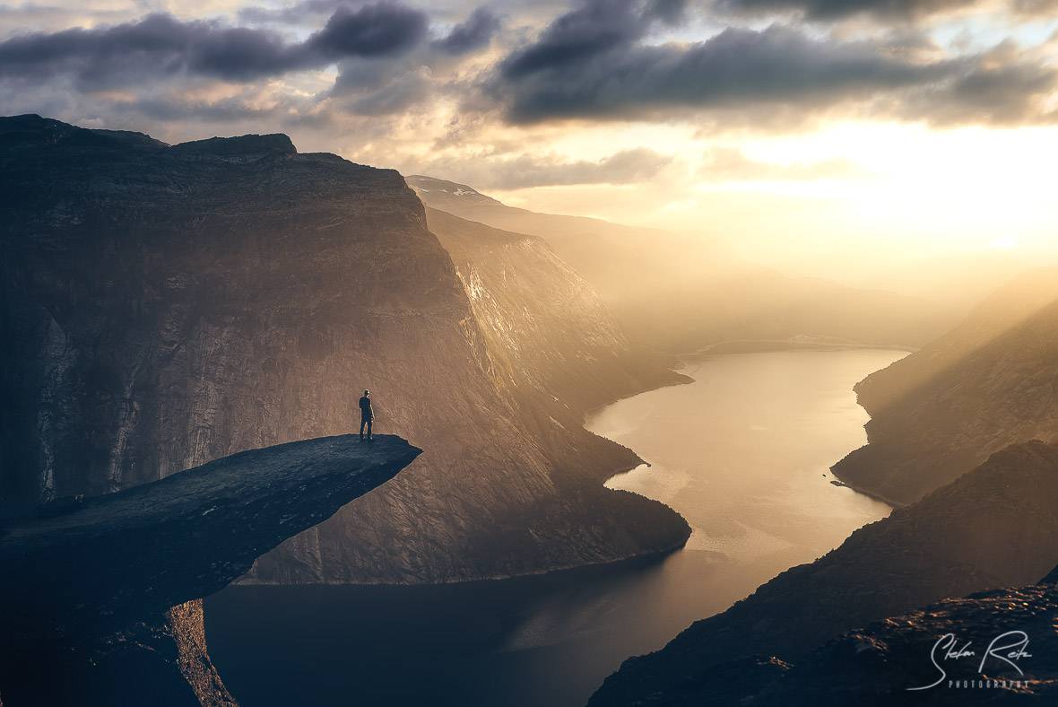 Norway Sunset Trolltunga