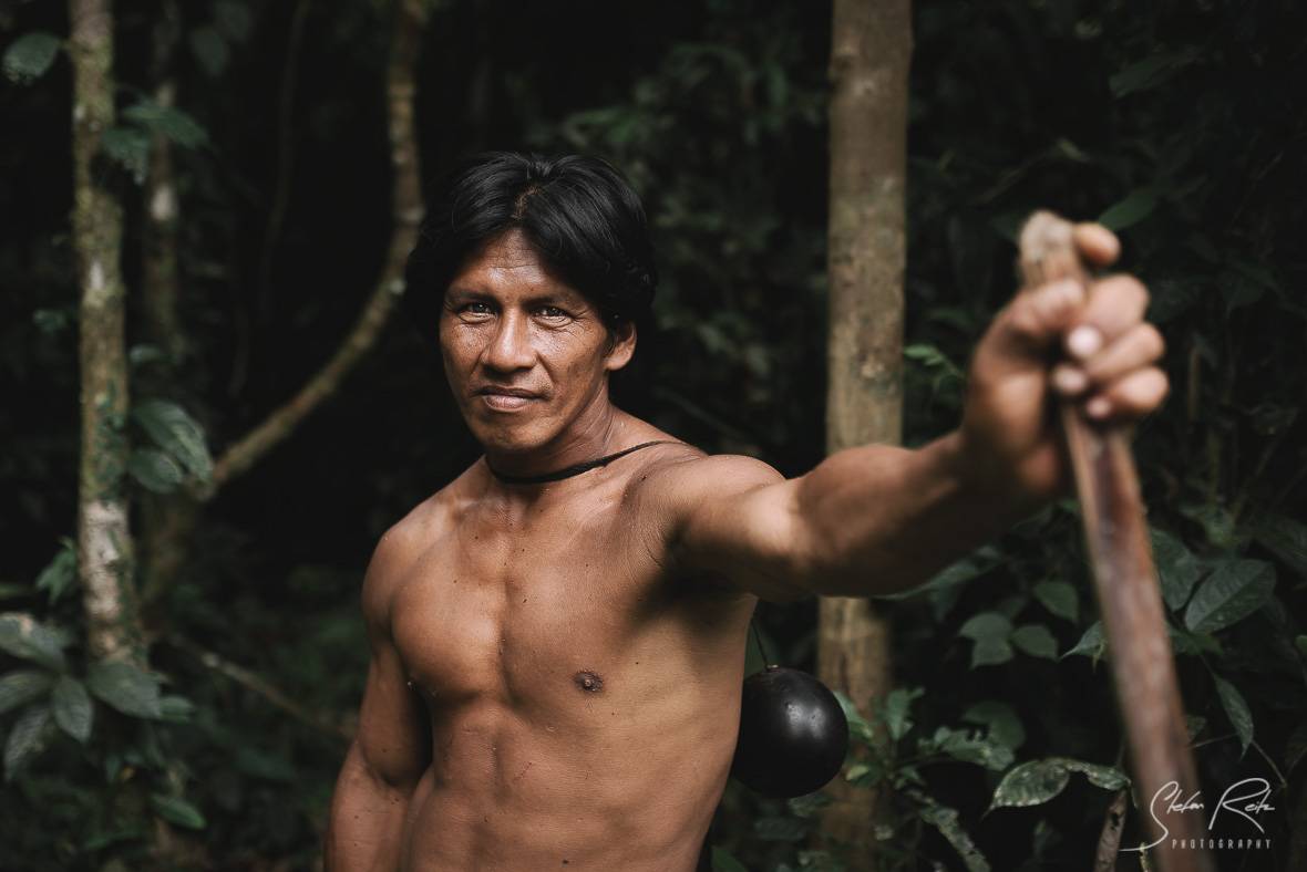 Bameno hunter Ecuador Portrait Yasuni National Park